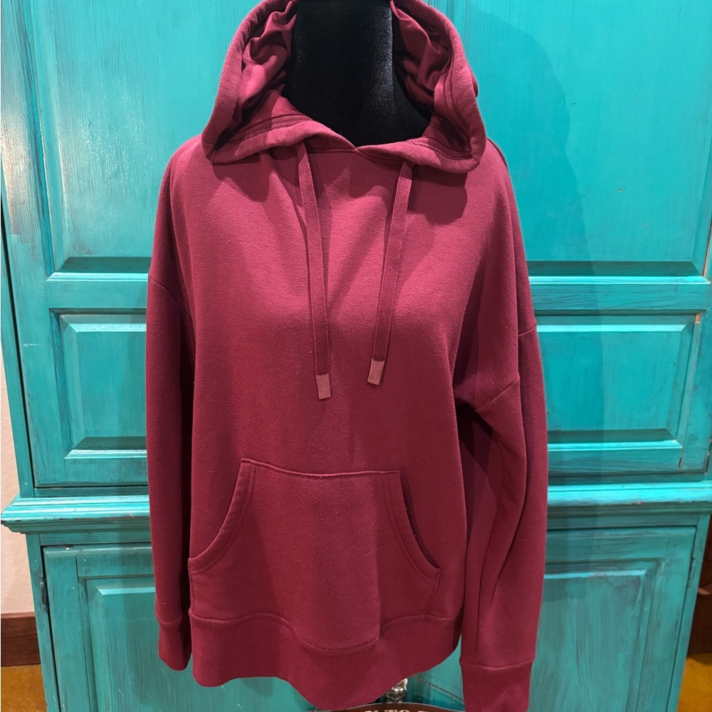 Athletic Works Women's Maroon Hoodie Sweater